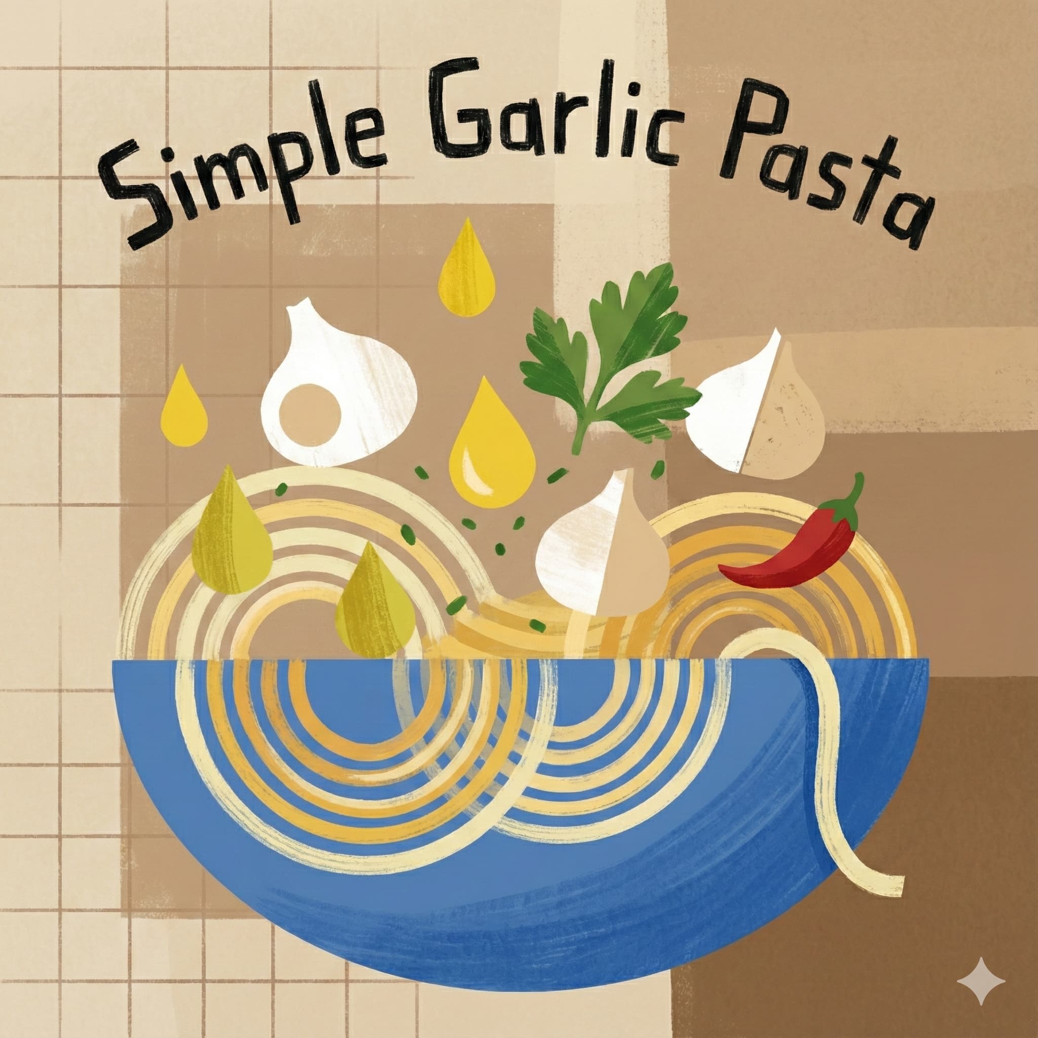 Simple Garlic Pasta